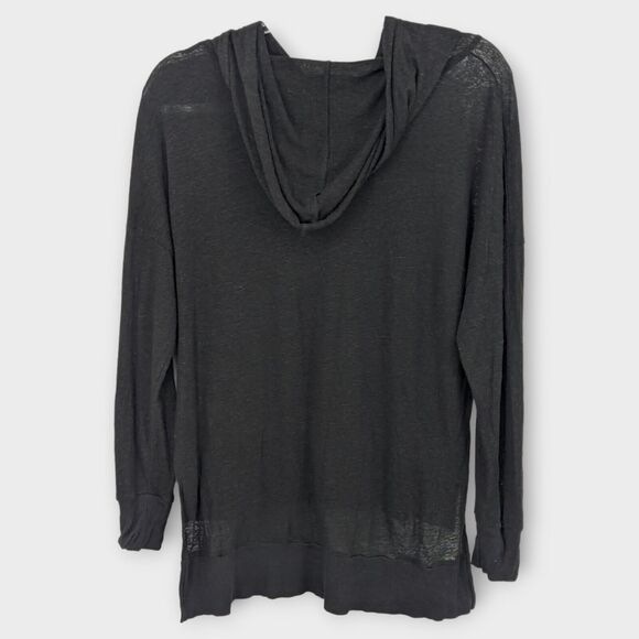 Sarah's Day‎ X White Fox Active Linen Ballet Hoodie Sweater Womens Small WFA - Picture 2 of 9